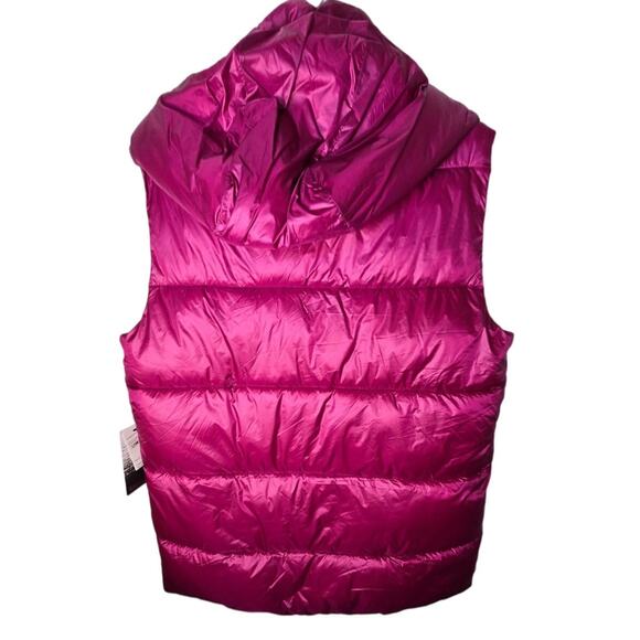 Kensie NWT‎ Puffer Vest Size Medium Fuscha Pink - Picture 2 of 7